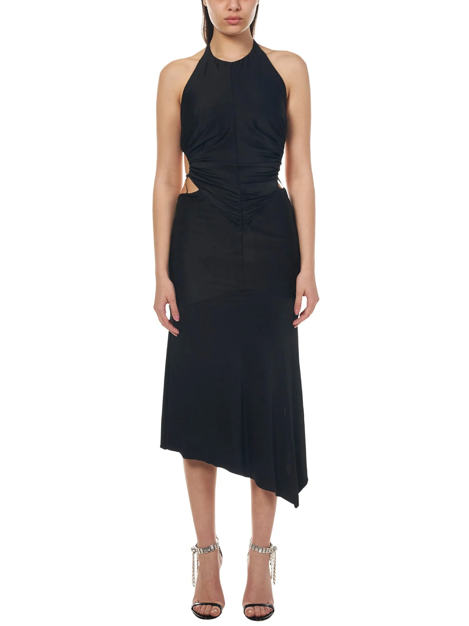 Alexandre Vauthier Halter-Neck Asymmetrical Dress