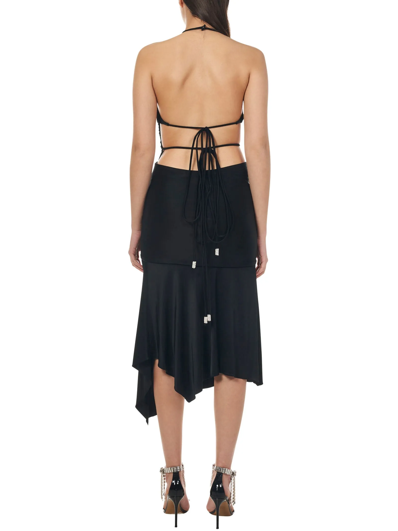 Alexandre Vauthier Halter-Neck Asymmetrical Dress