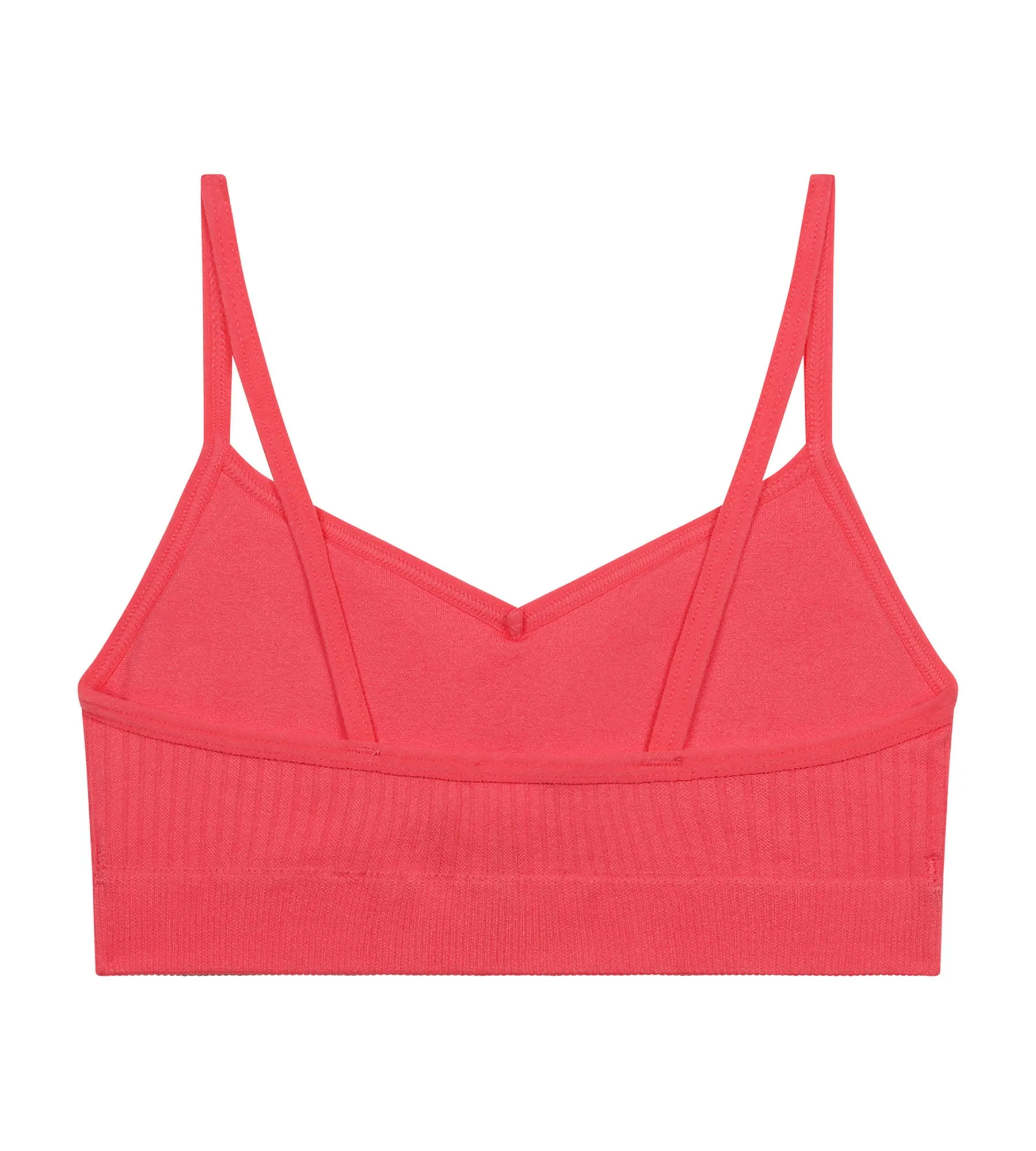 Brassière fille sans couture à mousses amovibles microfibre Rose Dim