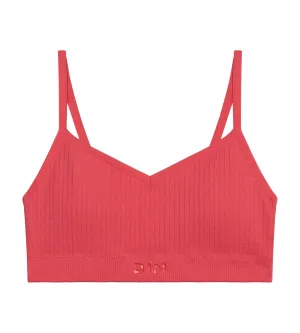 Brassière fille sans couture à mousses amovibles microfibre Rose Dim