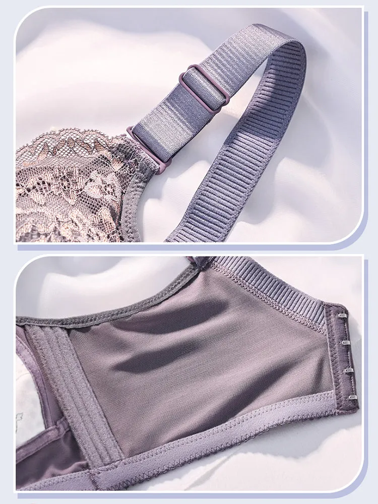 Breathable Wireless Minimizer Bra with Wide Shoulder Straps