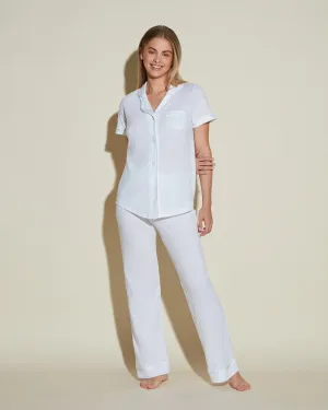 Conjunto De Pijama Con Camisa De Manga Corta Y Pantalones