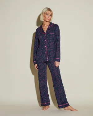 Conjunto De Pijama Con Camisa De Manga Larga Y Pantalones