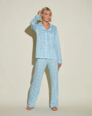 Conjunto De Pijama Con Camisa De Manga Larga Y Pantalones
