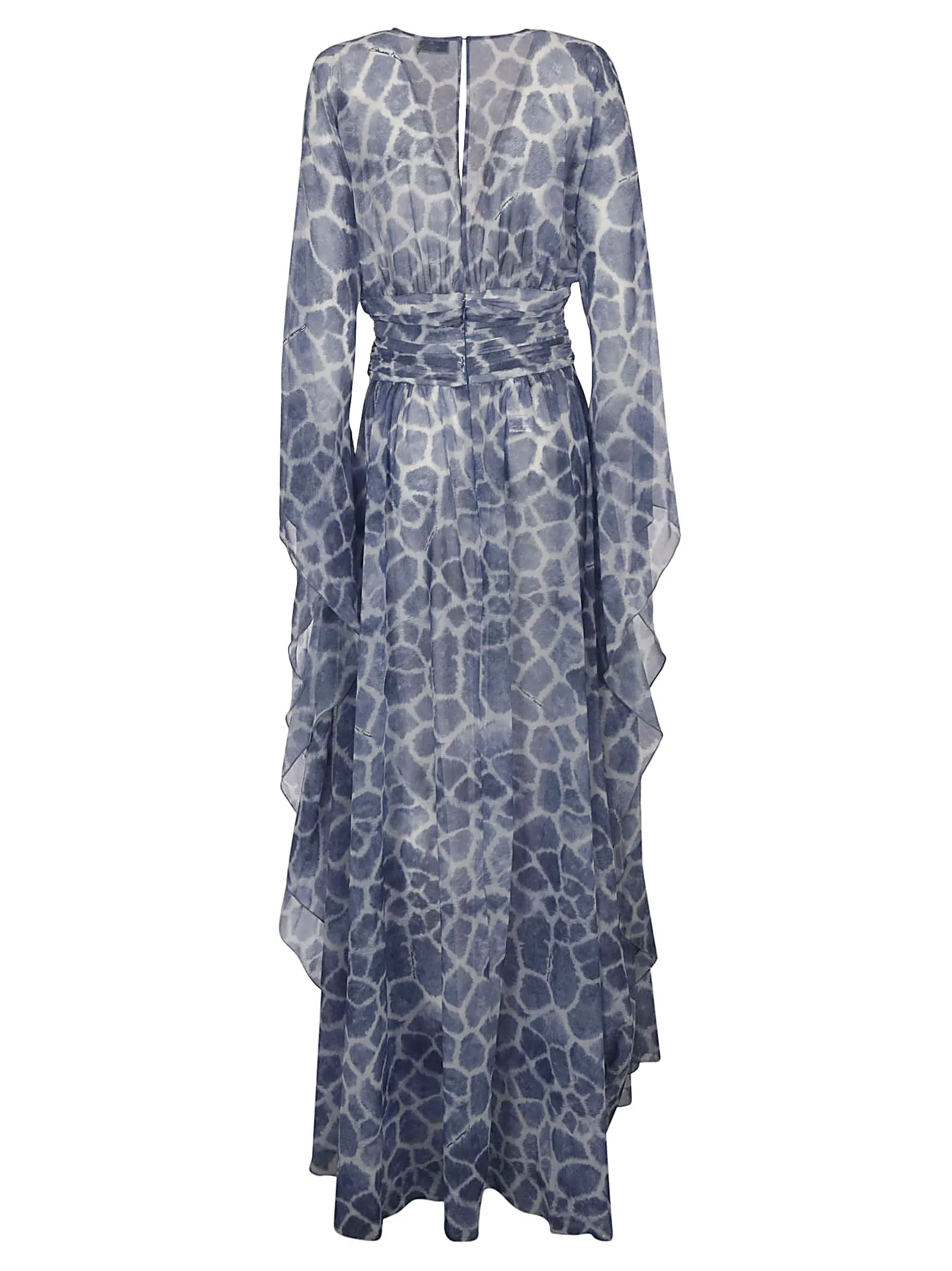 Elisabetta Franchi V-Neck Draped Dress