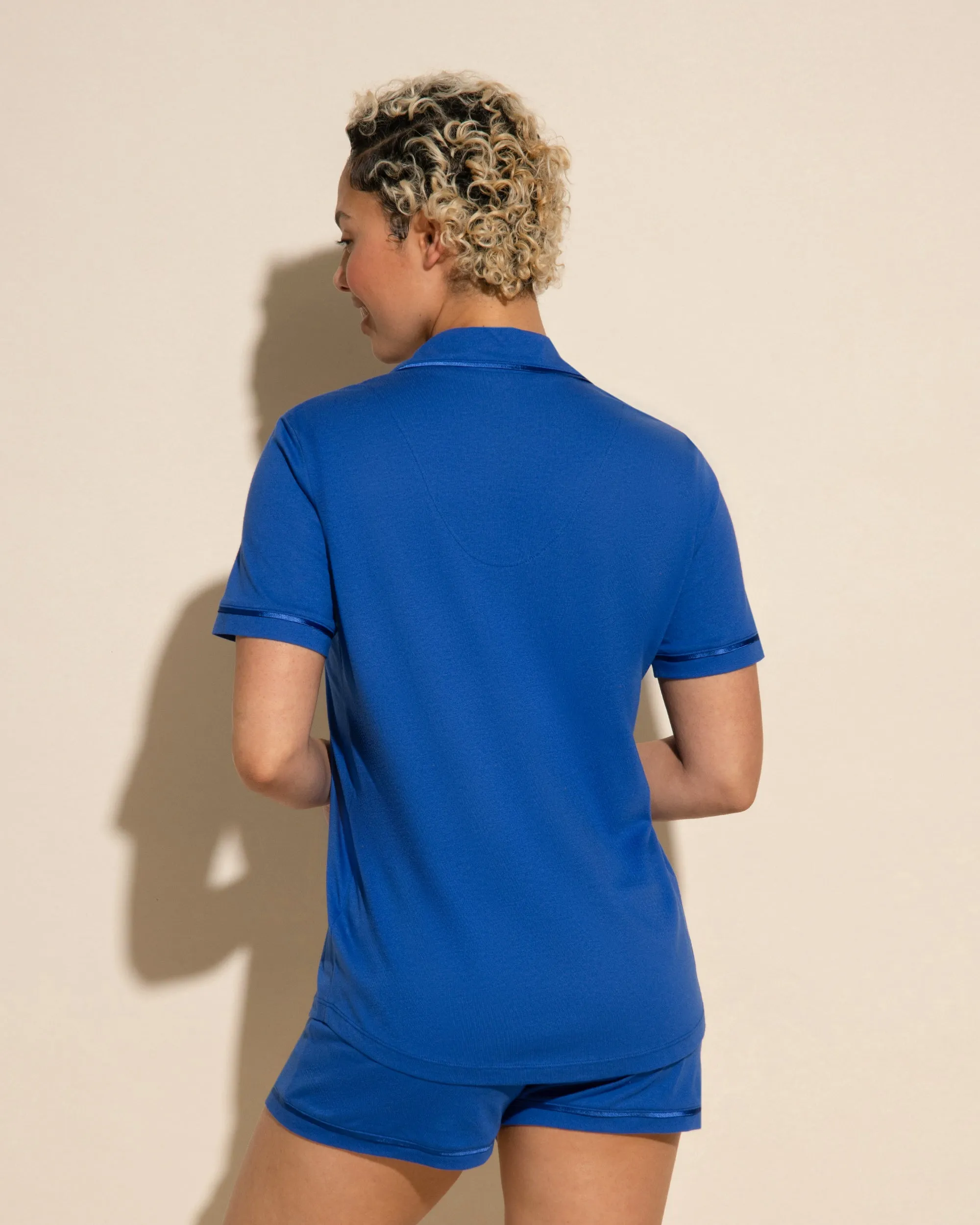 Ensemble Pyjama Haut À Manches Courtes Et Boxer