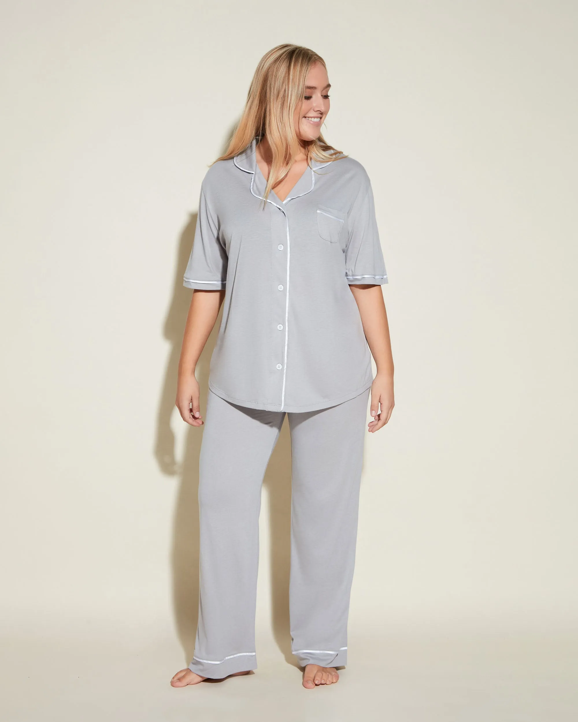 Ensemble Pyjama Haut  À Manches Courtes Et Pantalon