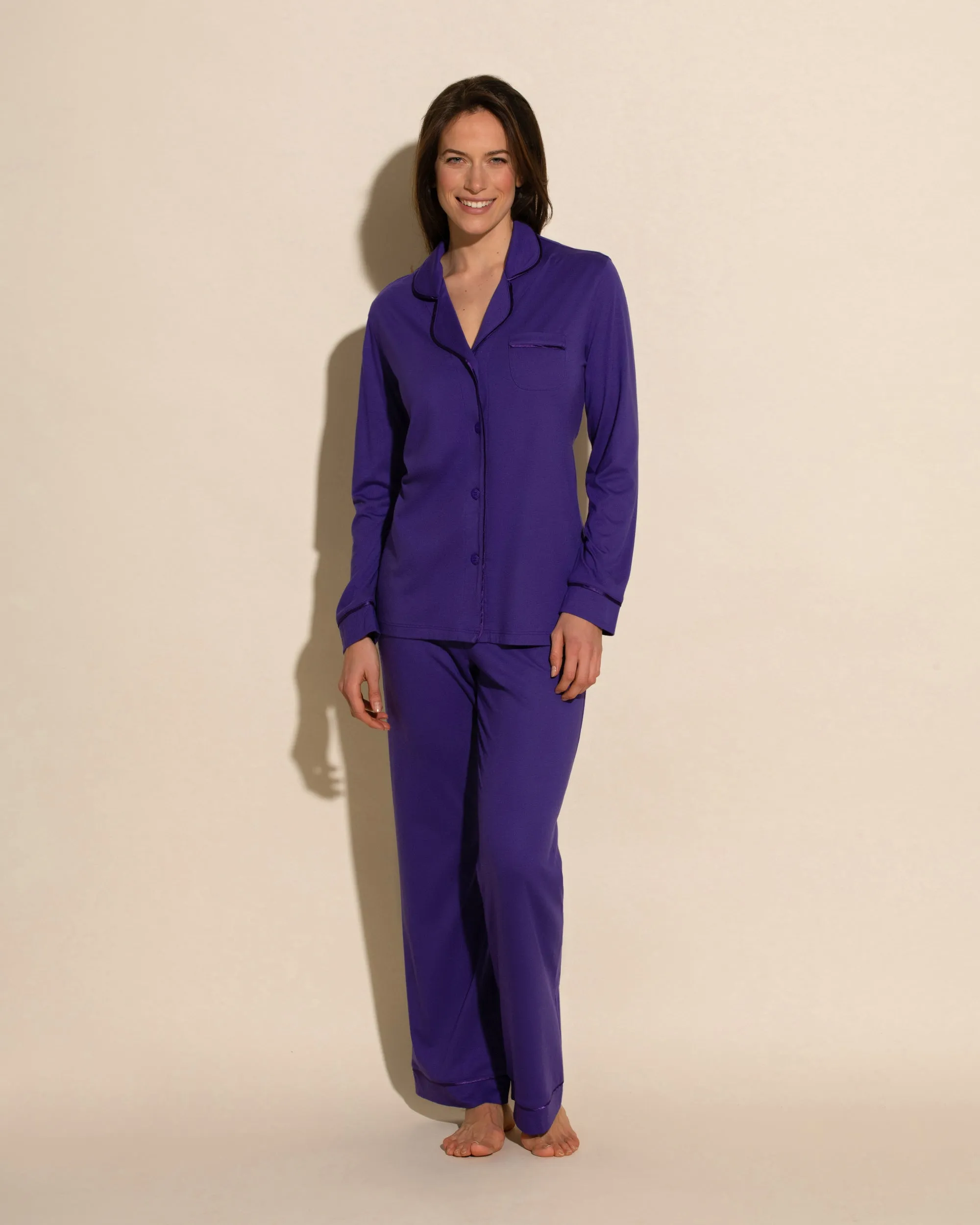 Ensemble Pyjama Haut À Manches Longues Et Pantalon