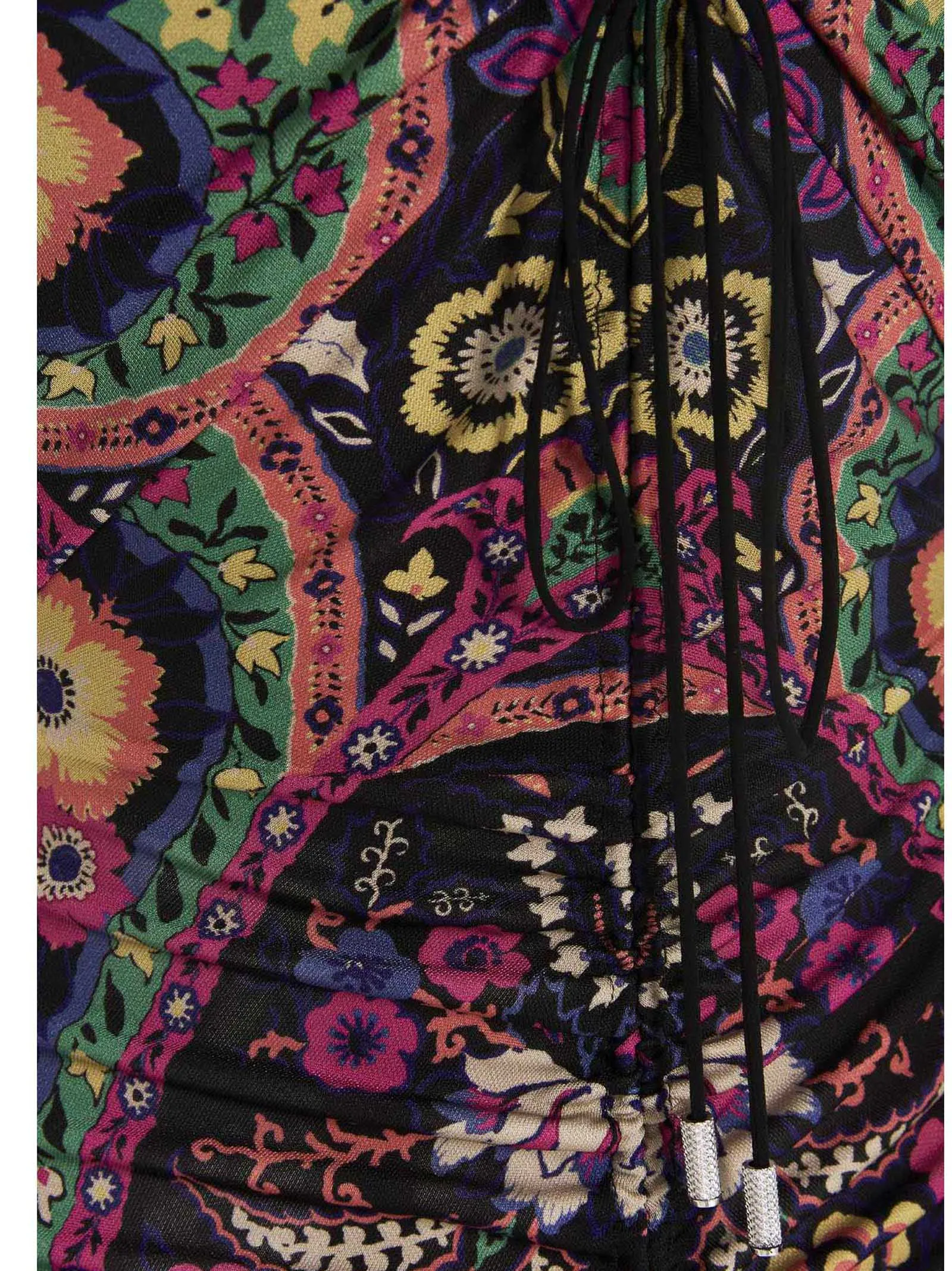 Etro Floral Printed V-Neck Maxi Dress
