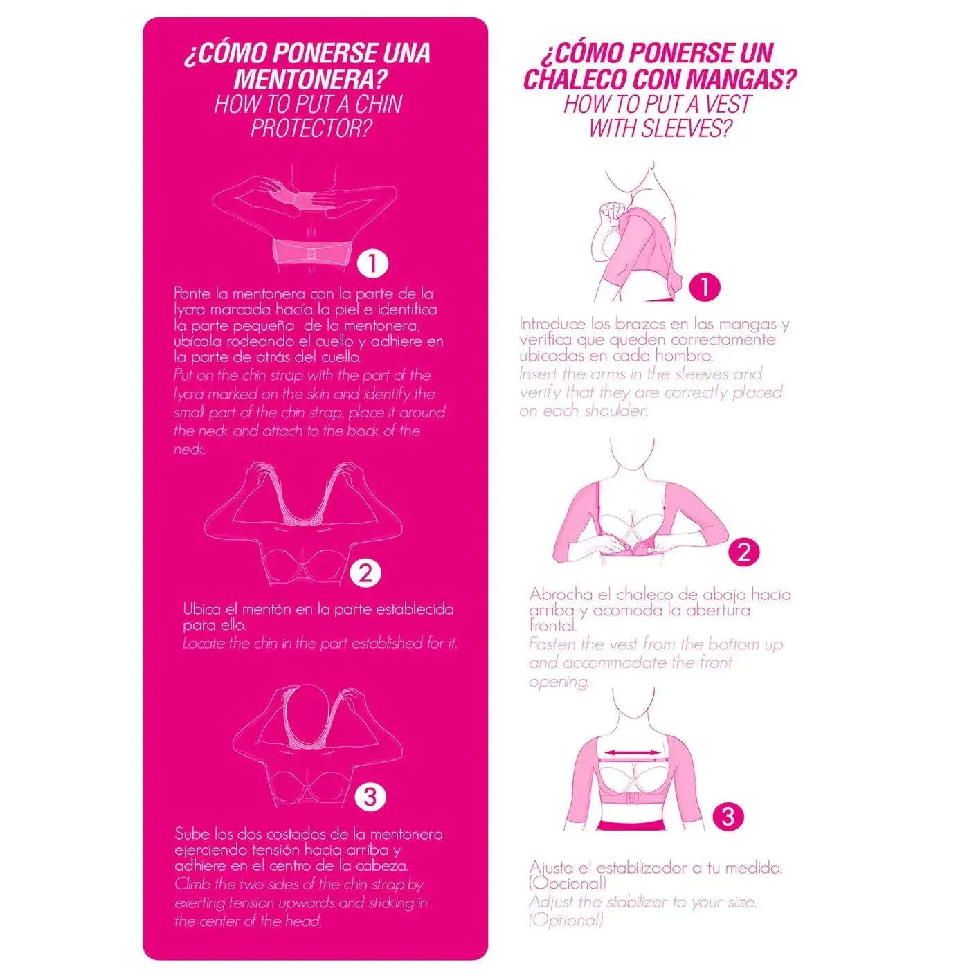 Fajas Colombianas MYD CH0004 | Post-Surgical Compression Vest with Implant Stabilizer and Sleeves – High Compression Powernet Bra