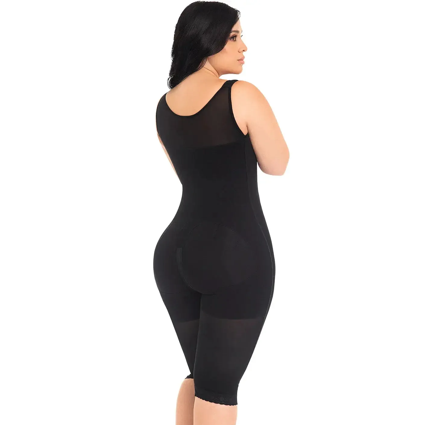 Fajas MYD 0120 | Full Bodysuit Shapewear with Built-In Bra – High Compression Powernet for Women