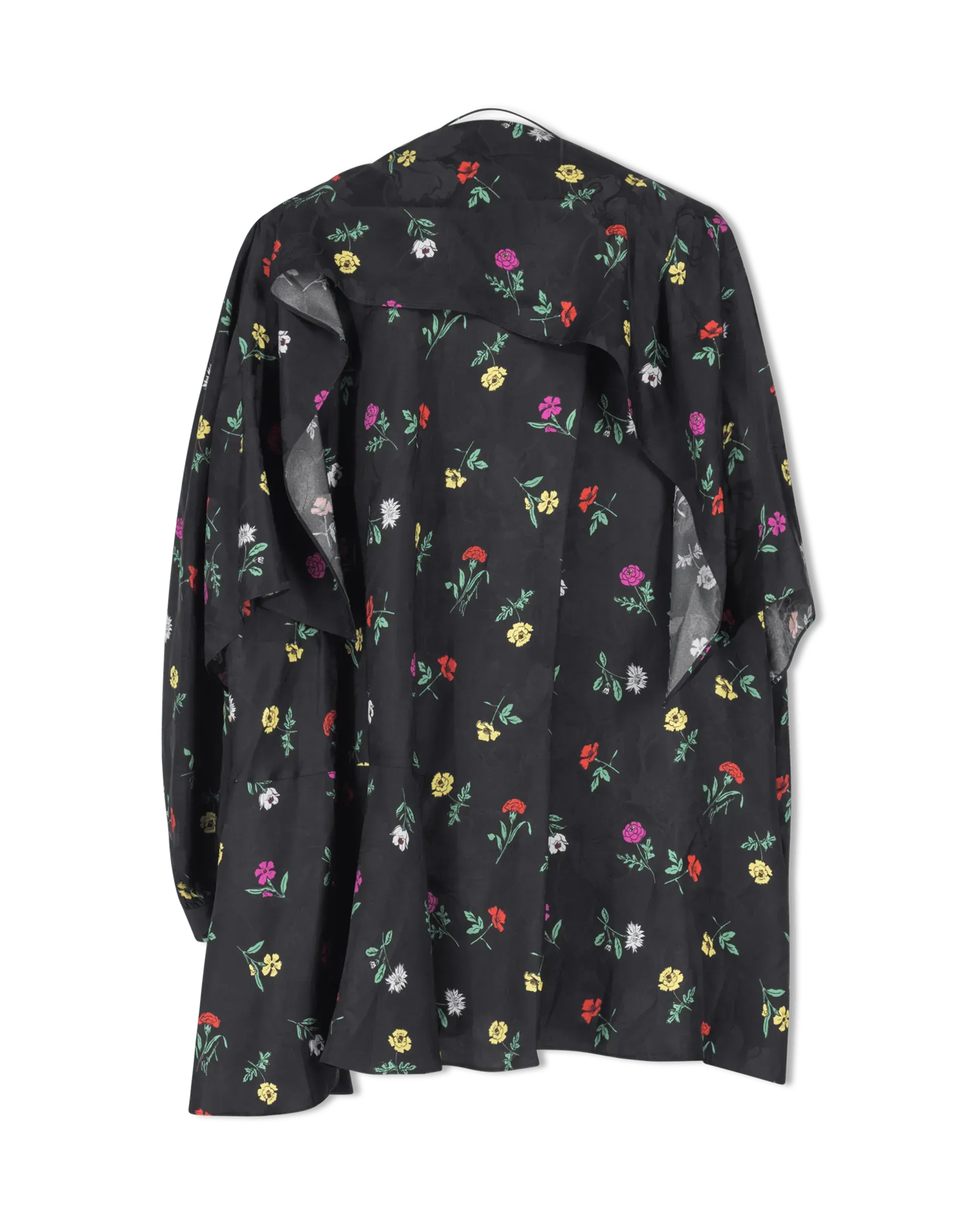Falling Flowers Jacquard Dress