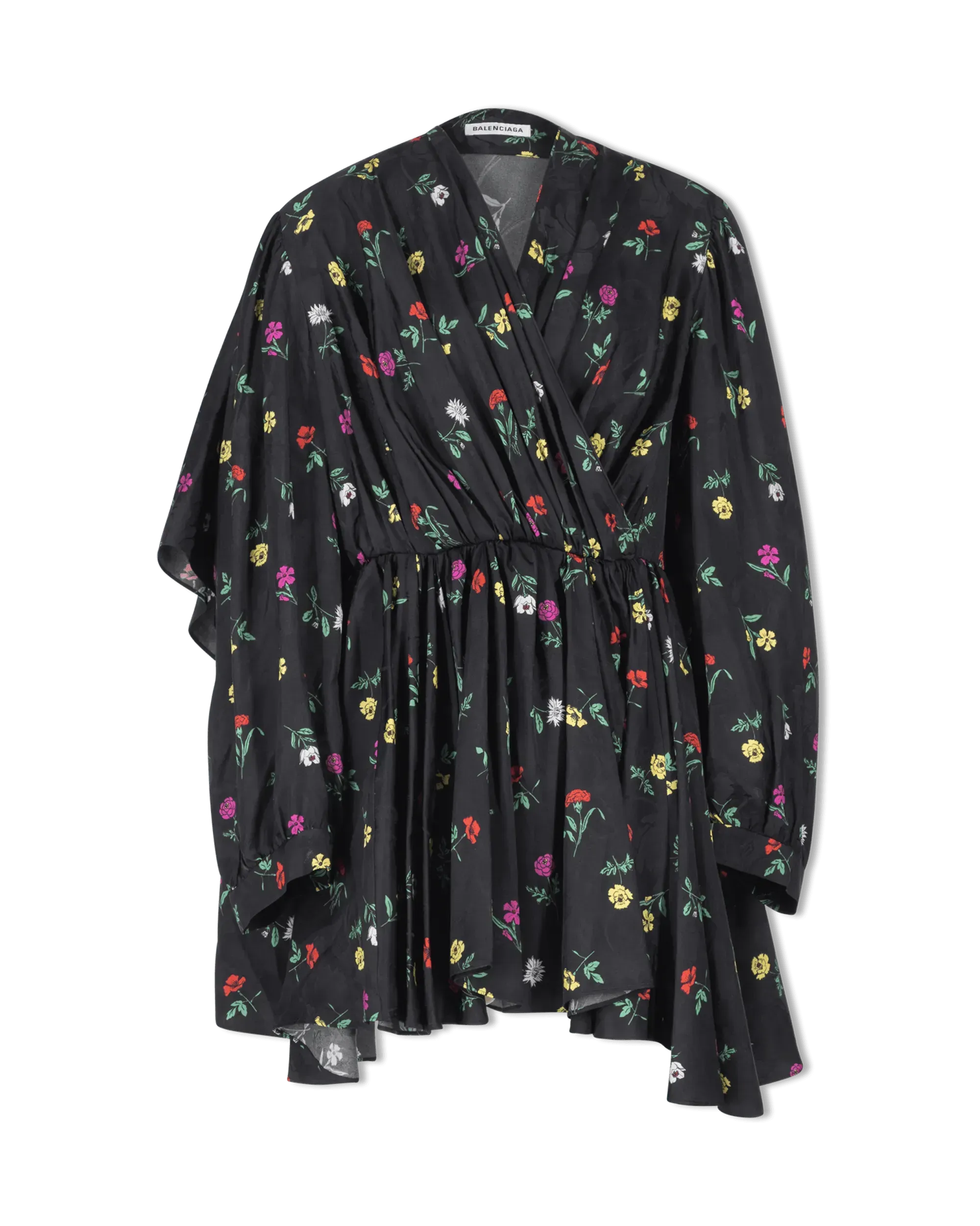 Falling Flowers Jacquard Dress