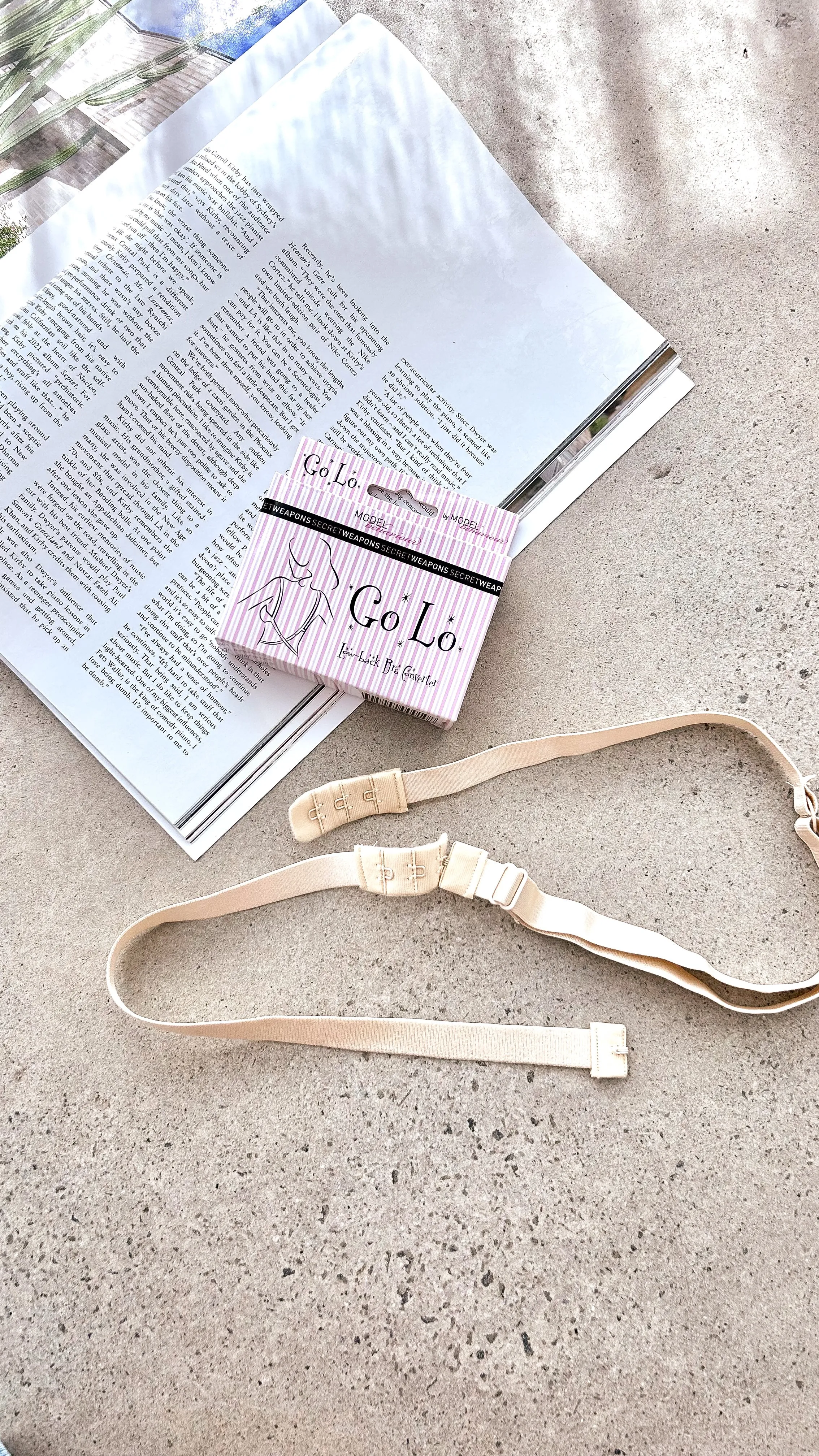 Go Lo - Low Back Bra Converter - Nude