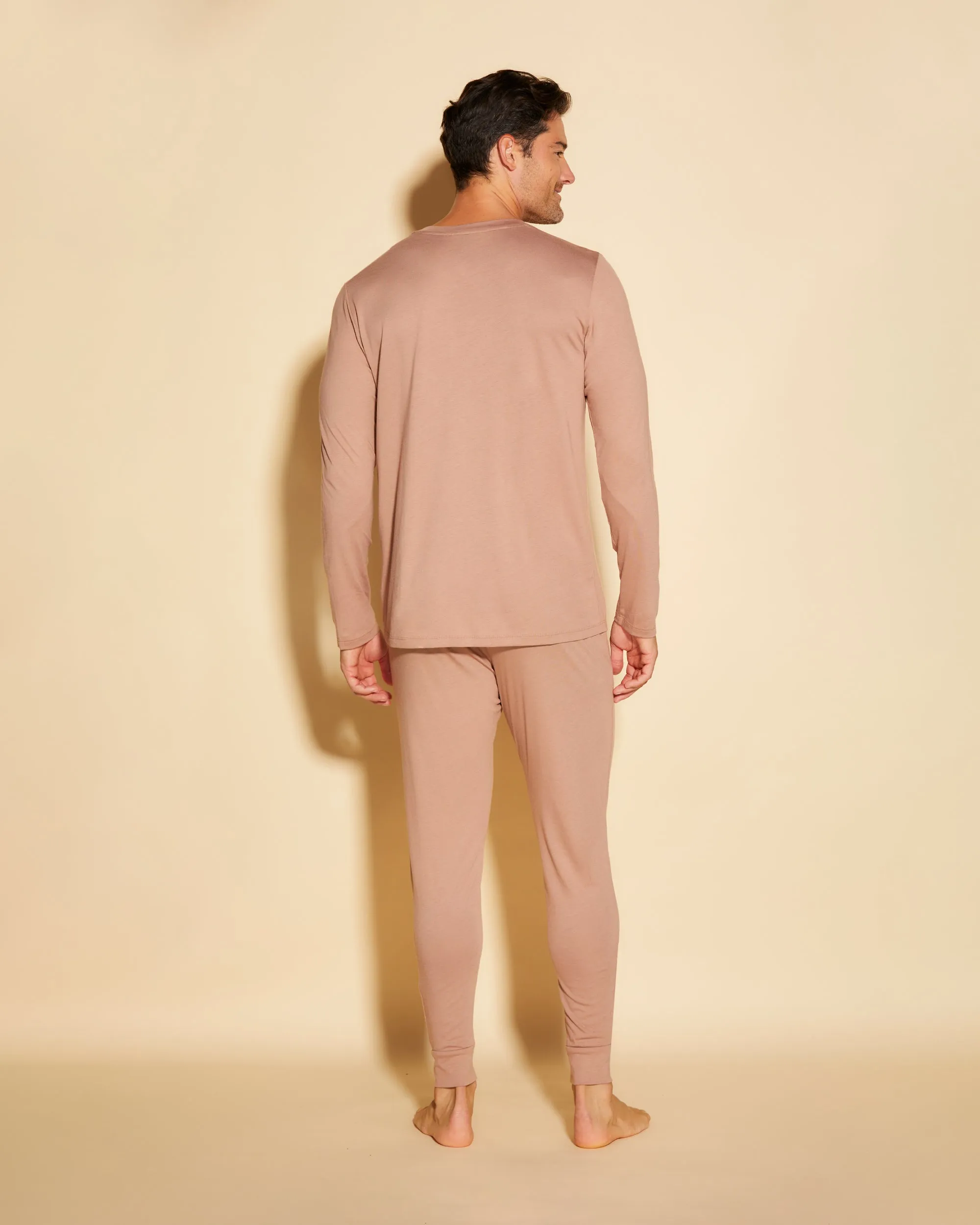Henley & Jogger Pyjama-Set Für Männer