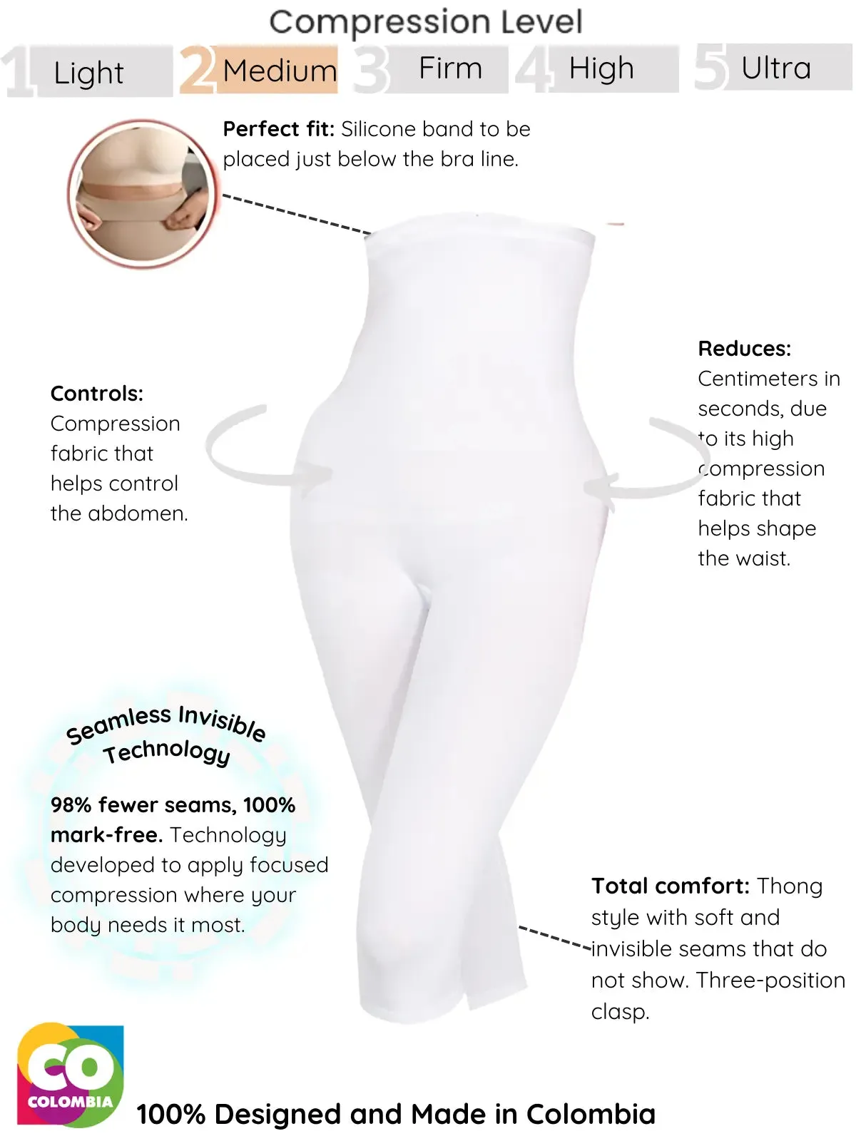High-Waisted Thigh Shaper