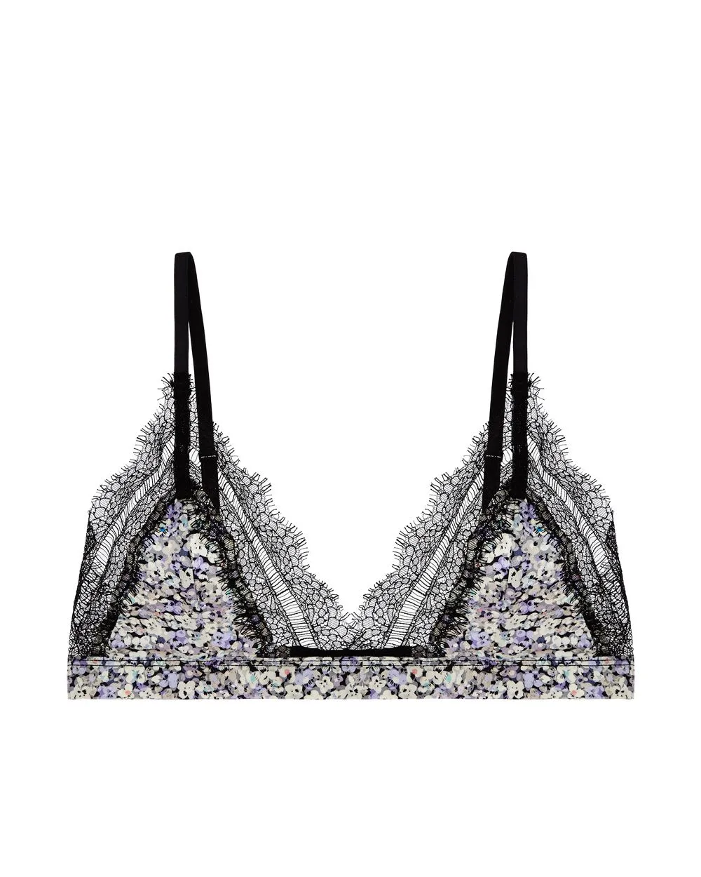 Intimates Stretch Satin Triangle Bralette