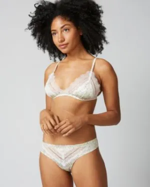 Intimates Stretch Satin Triangle Bralette