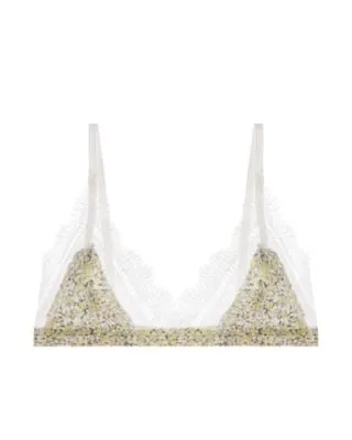 Intimates Stretch Satin Triangle Bralette