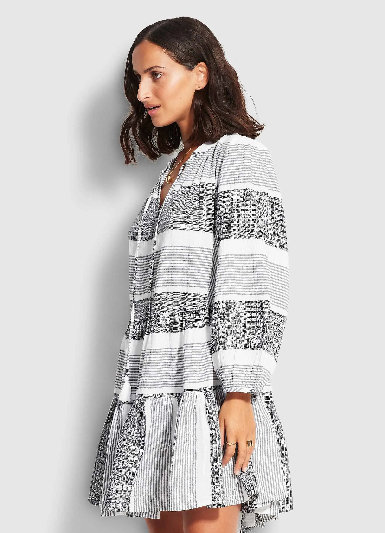 Jacquard Dress  - Black