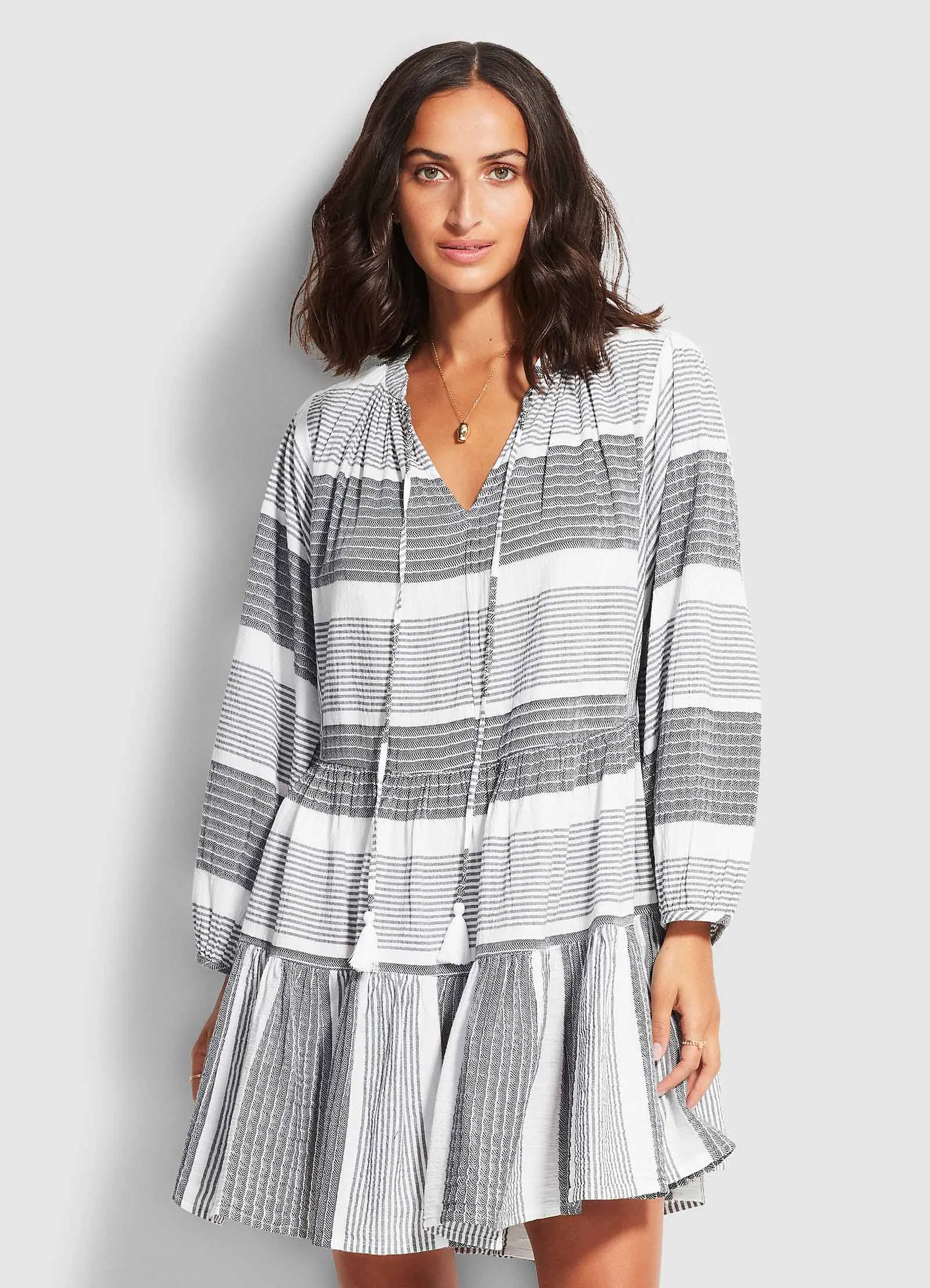 Jacquard Dress  - Black
