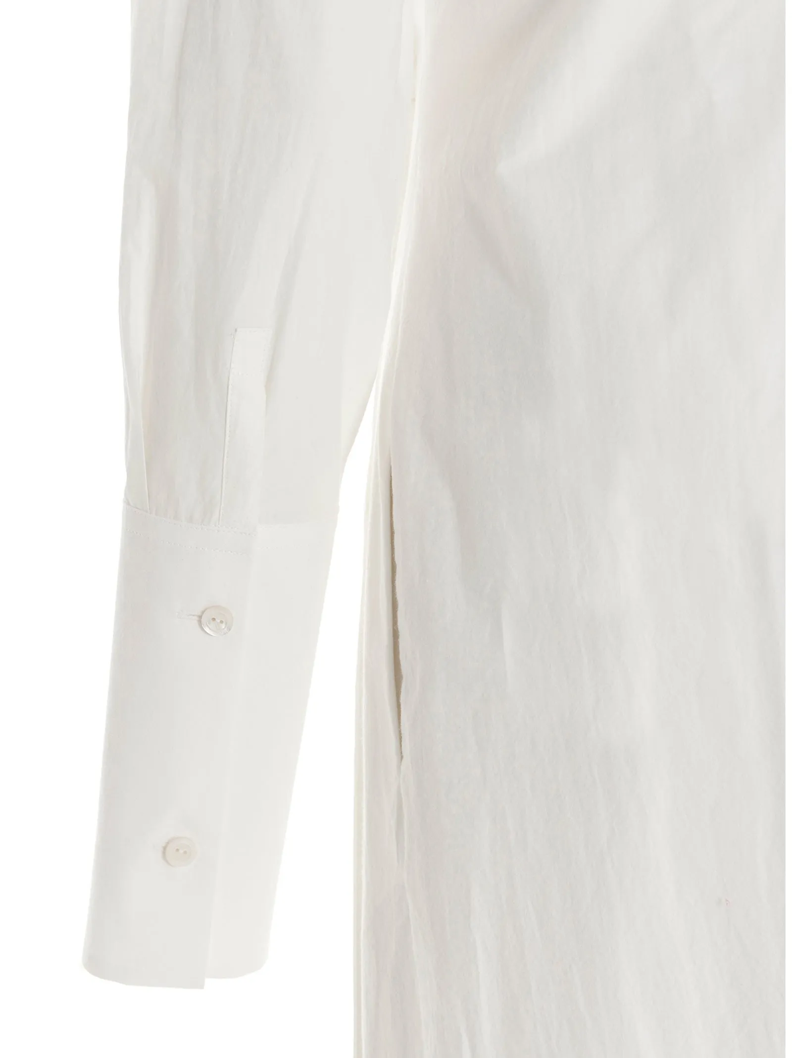 Jil Sander V-Neck Asymmetrical Midi Dress