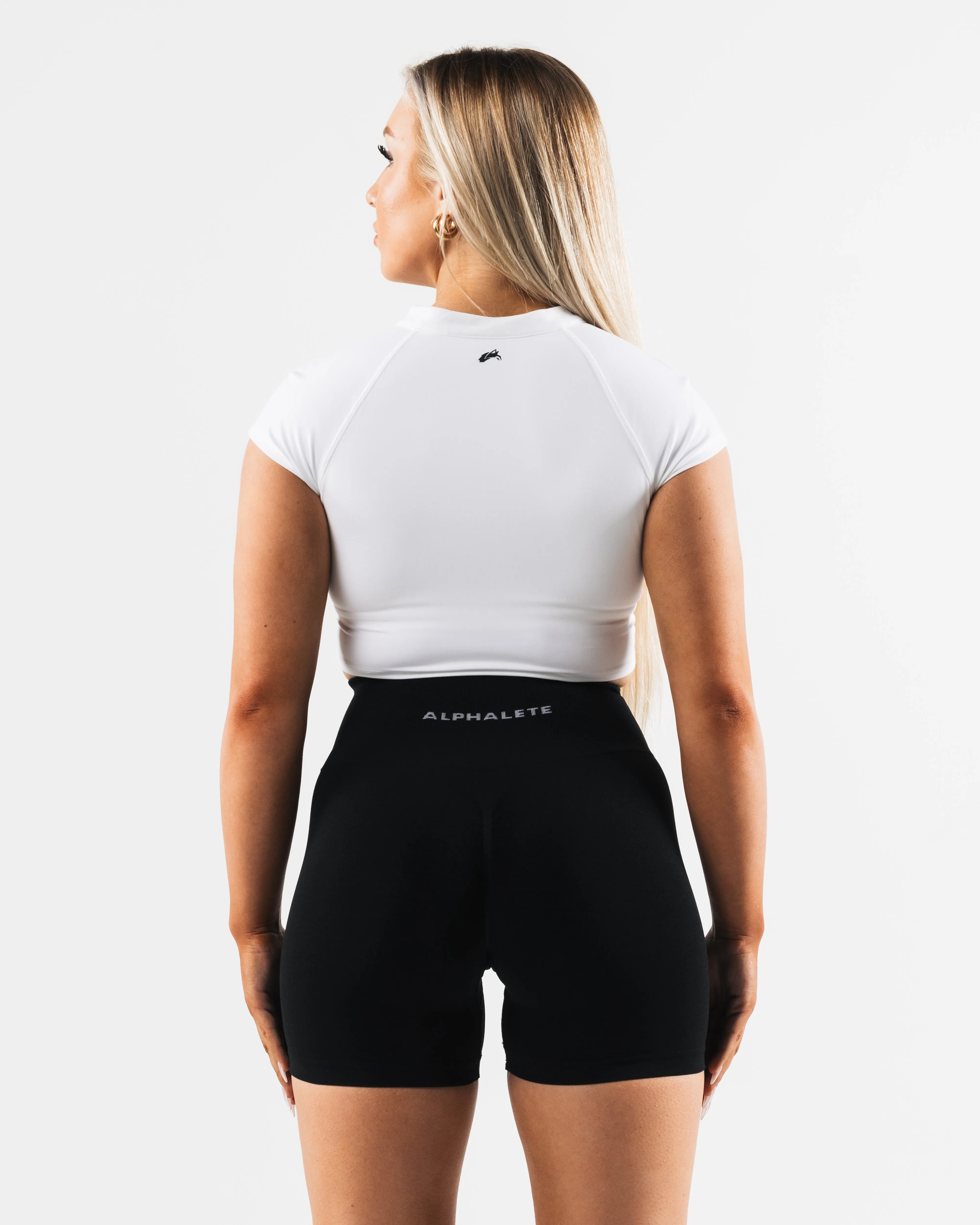 KDM Zip Bra - White