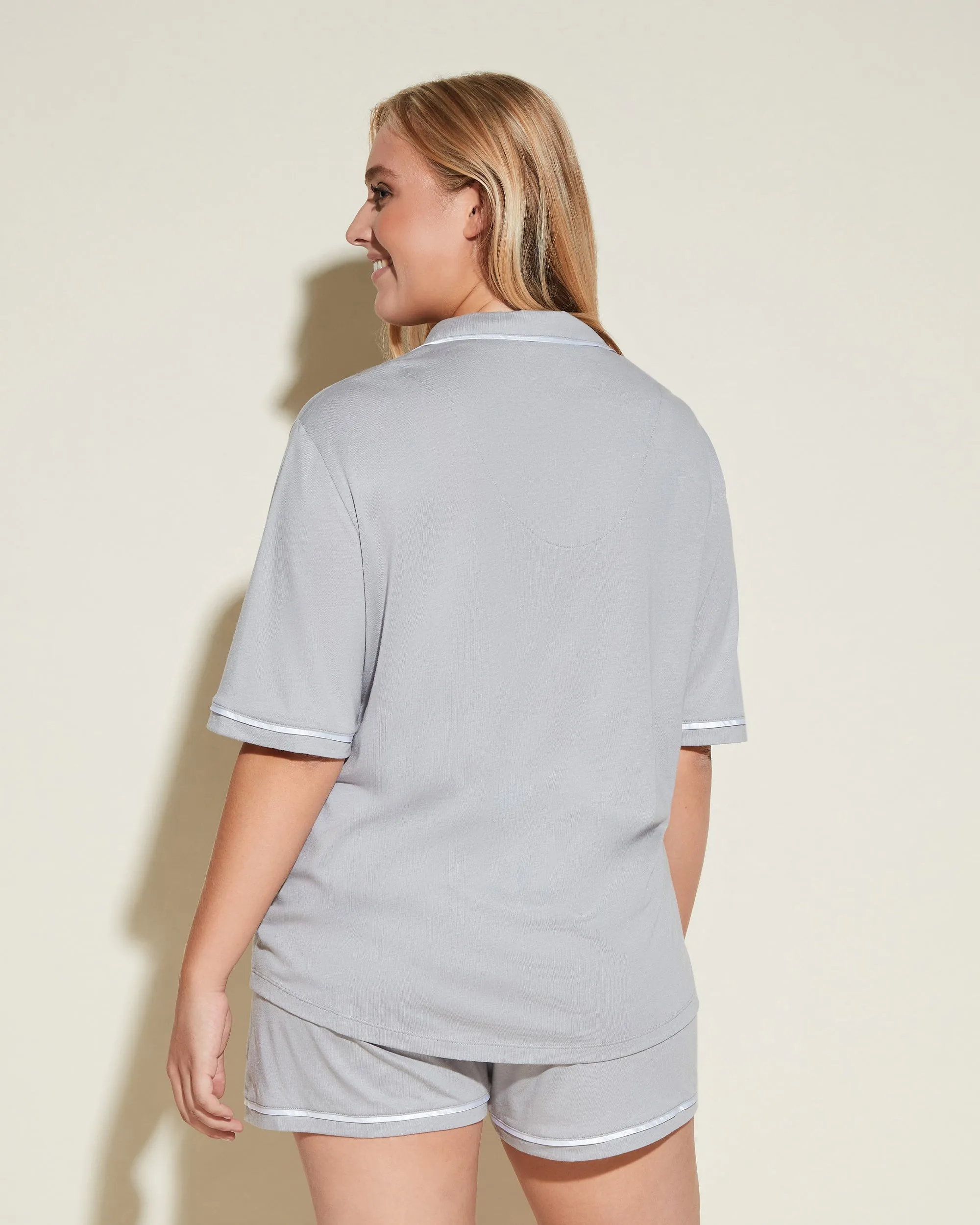 Kurzärmeliges Top & Boxer Pyjama-Set