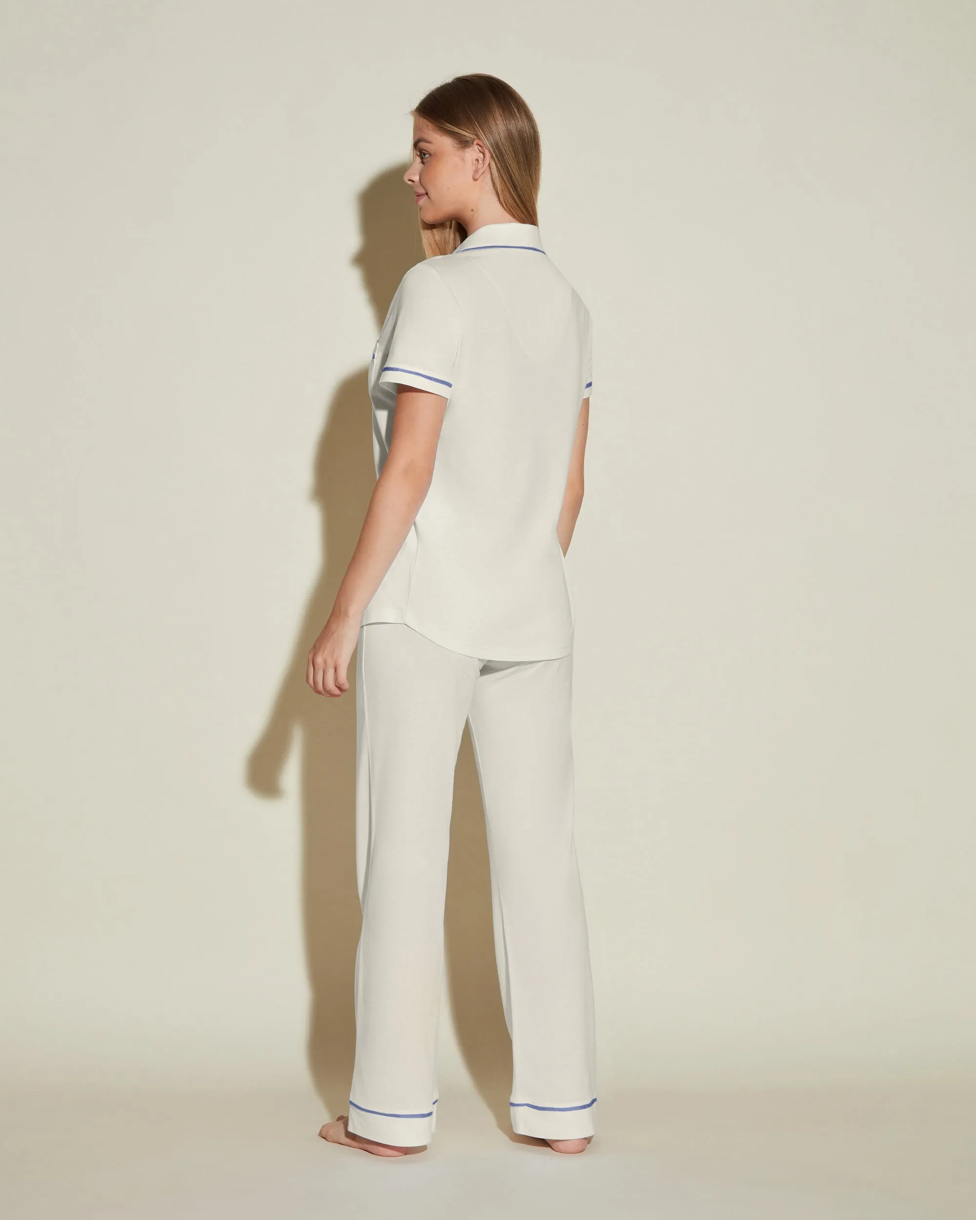 Kurzärmeliges Top & Hose Pyjama-Set