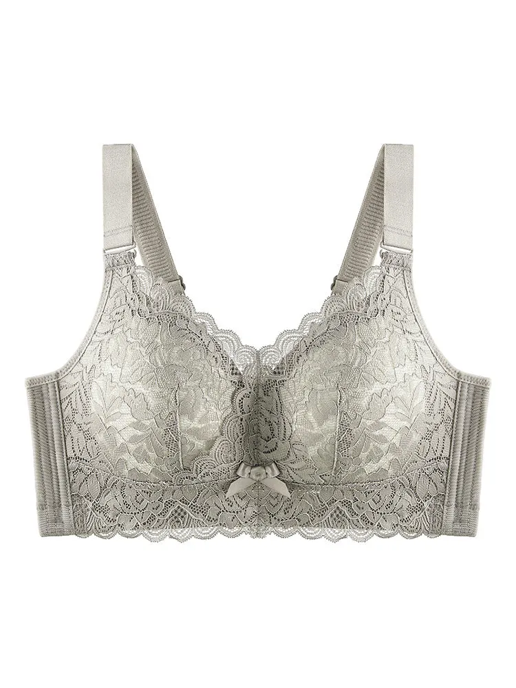 Lace Breathable Wirefree Minimizer Bra