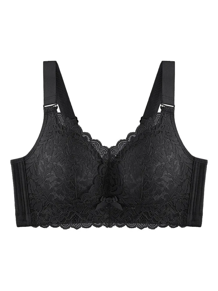 Lace Breathable Wirefree Minimizer Bra