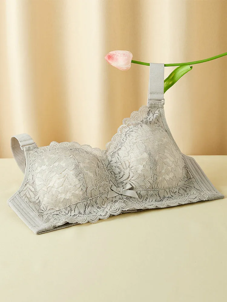 Lace Breathable Wirefree Minimizer Bra