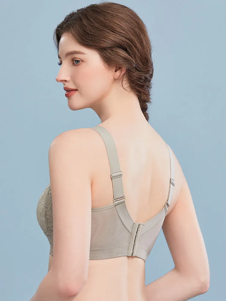 Lace Breathable Wirefree Minimizer Bra