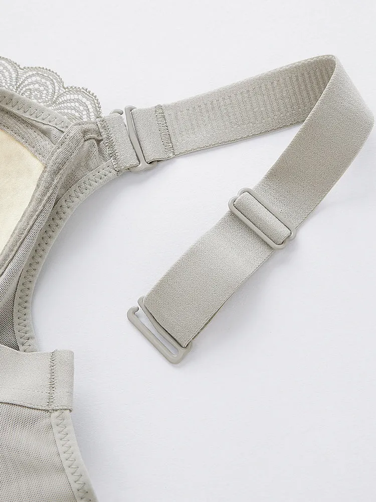 Lace Breathable Wirefree Minimizer Bra