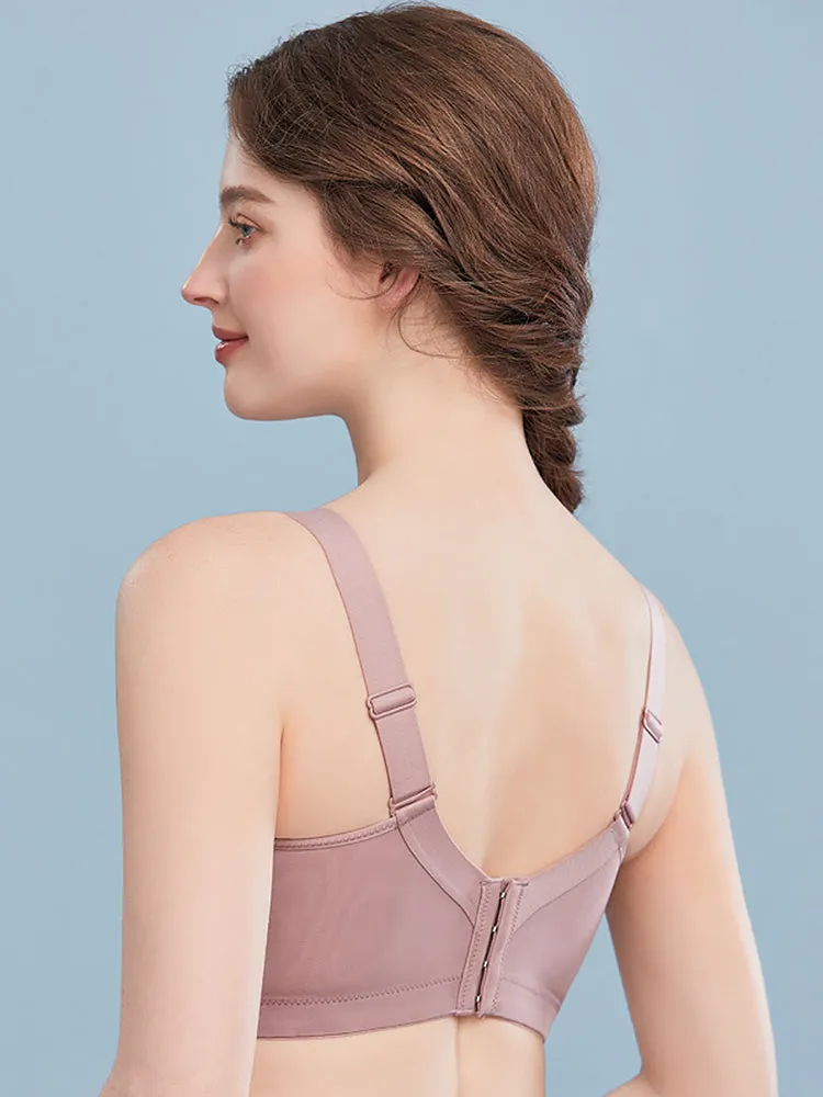 Lace Breathable Wirefree Minimizer Bra