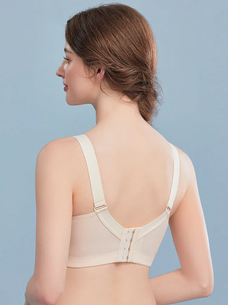 Lace Breathable Wirefree Minimizer Bra