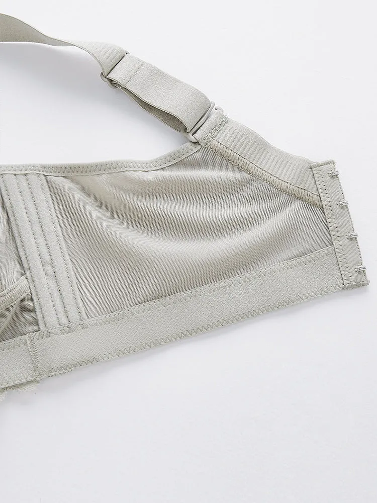 Lace Breathable Wirefree Minimizer Bra
