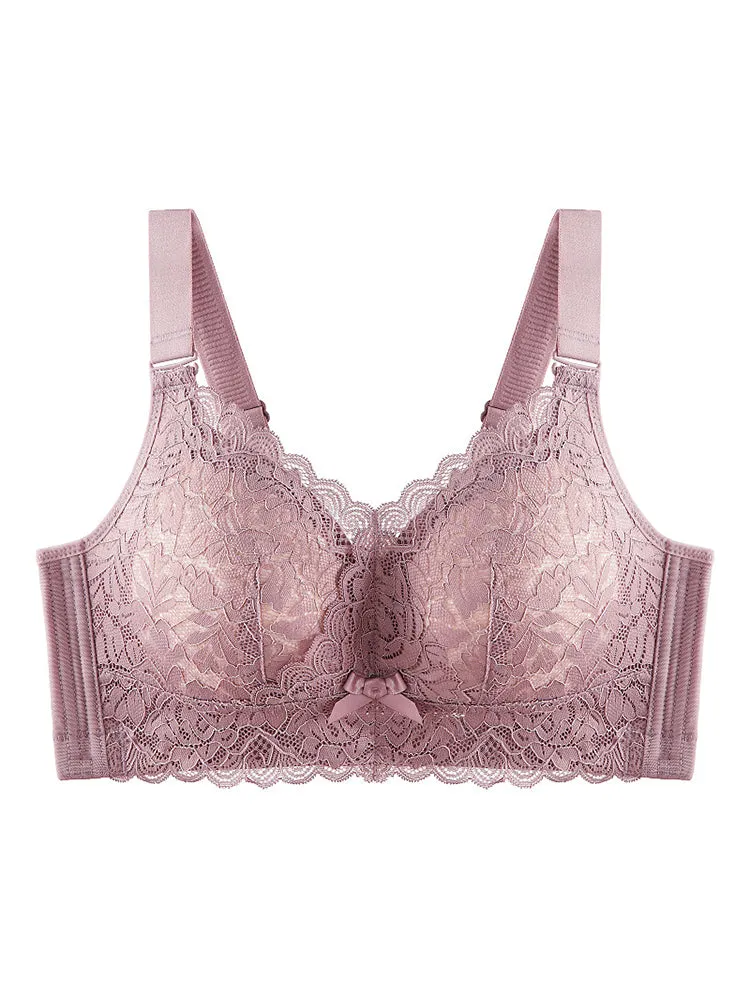 Lace Breathable Wirefree Minimizer Bra