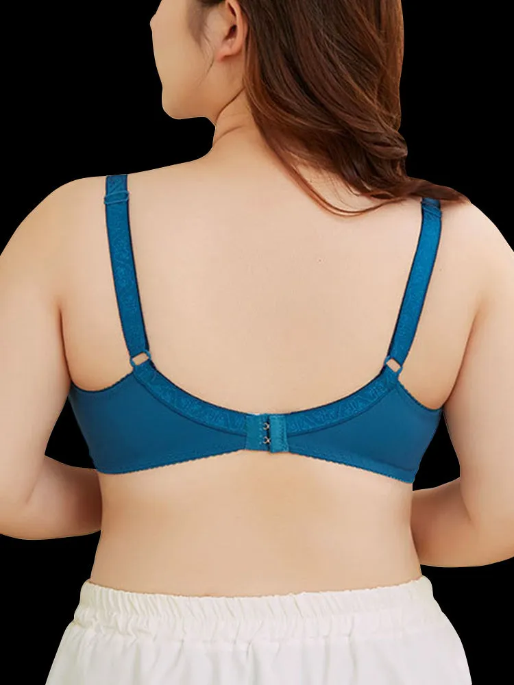 Lace Deep Plunge Ultra-thin Minimizer Bra