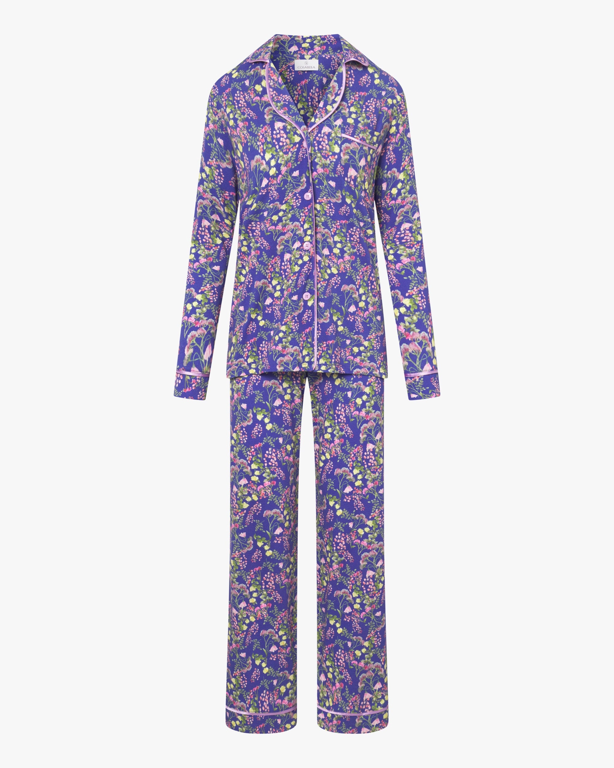 Langrmeliges Top & Hose Pyjama-Set