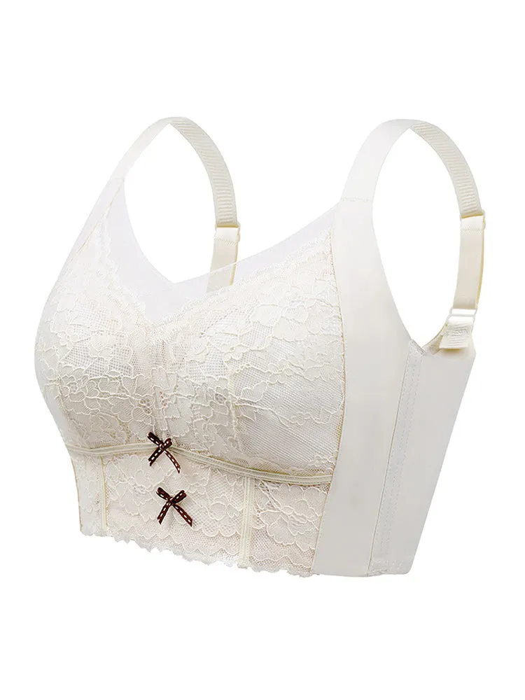 Lightweight Comfort Lace Wireless Side Support Bras