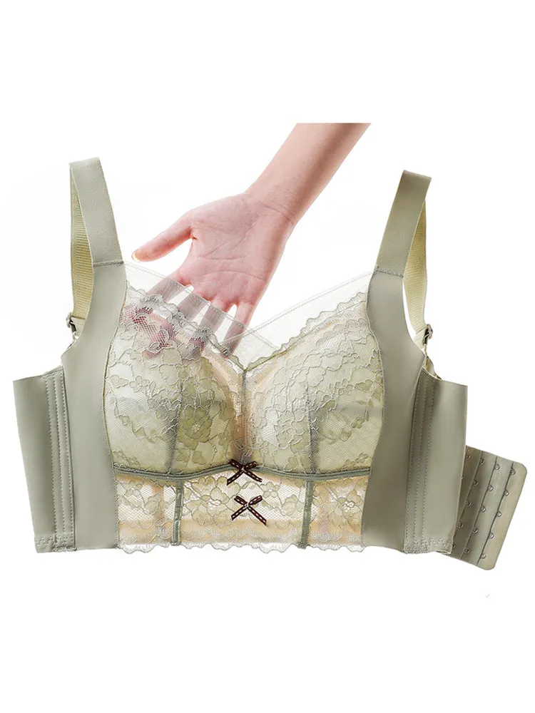 Lightweight Comfort Lace Wireless Side Support Bras