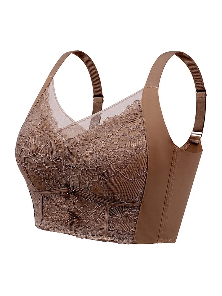 Lightweight Comfort Lace Wireless Side Support Bras