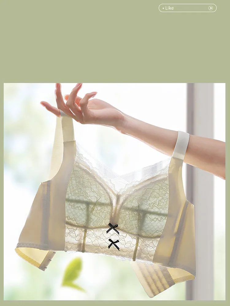 Lightweight Comfort Lace Wireless Side Support Bras