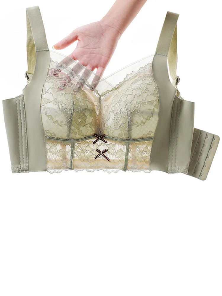 Lightweight Comfort Lace Wireless Side Support Bras