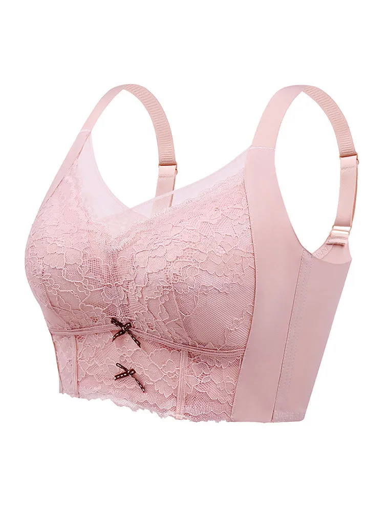 Lightweight Comfort Lace Wireless Side Support Bras