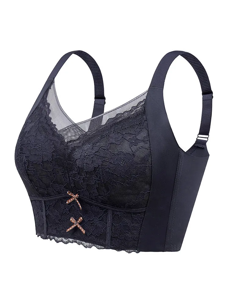 Lightweight Comfort Lace Wireless Side Support Bras