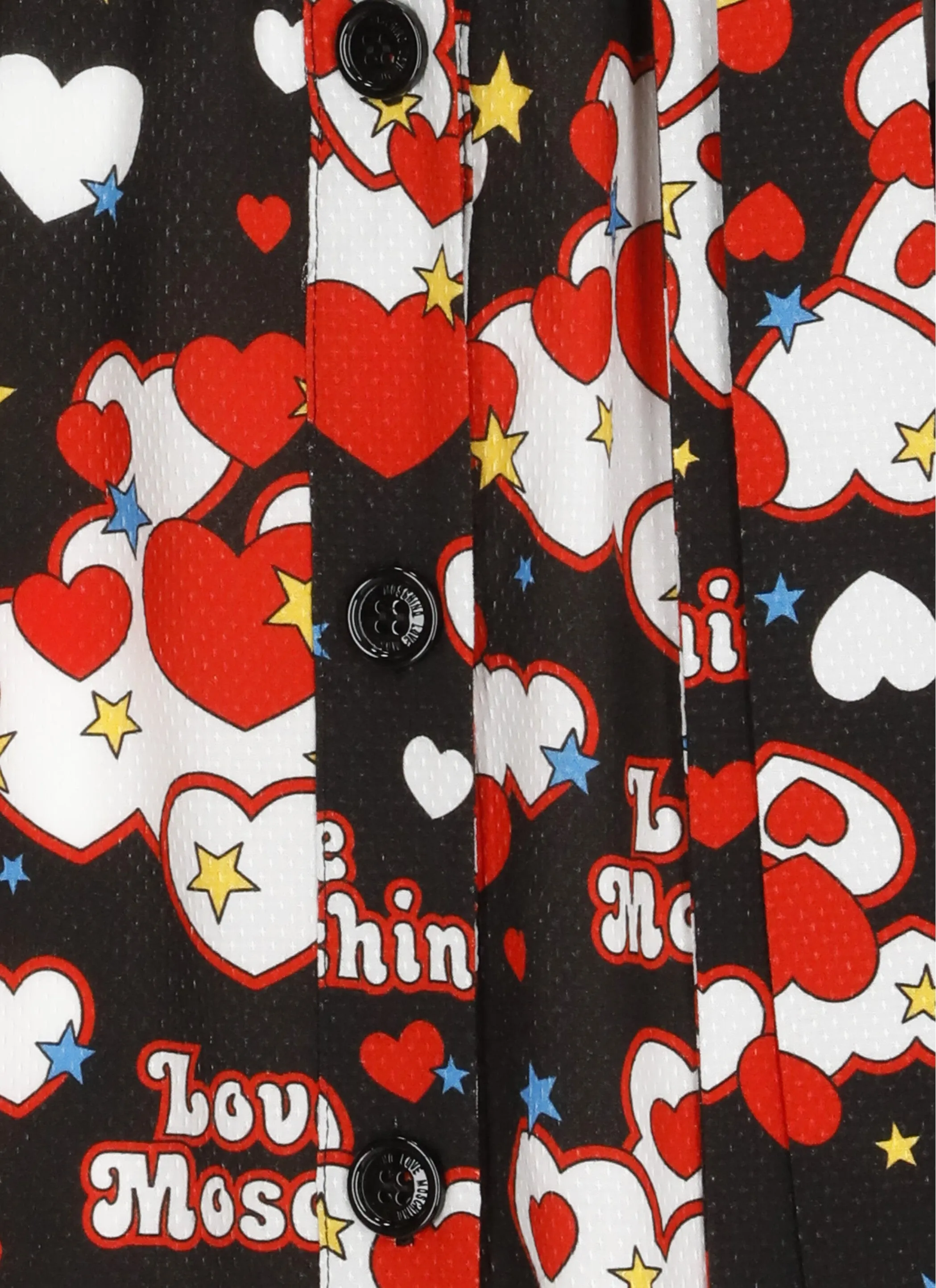 Love Moschino Allover Floral Printed V-Neck Dress