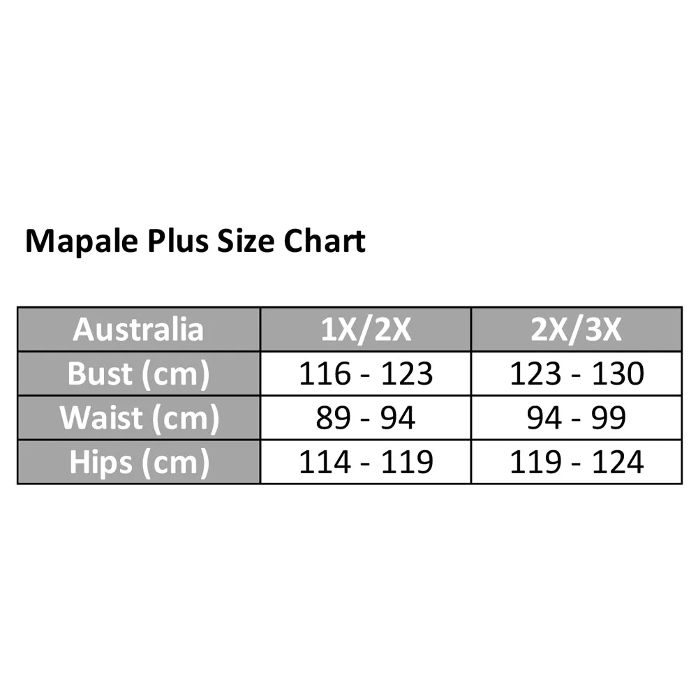 Mapale Strappy Keyhole Racerback Bra & Gartered Panty - Curvy