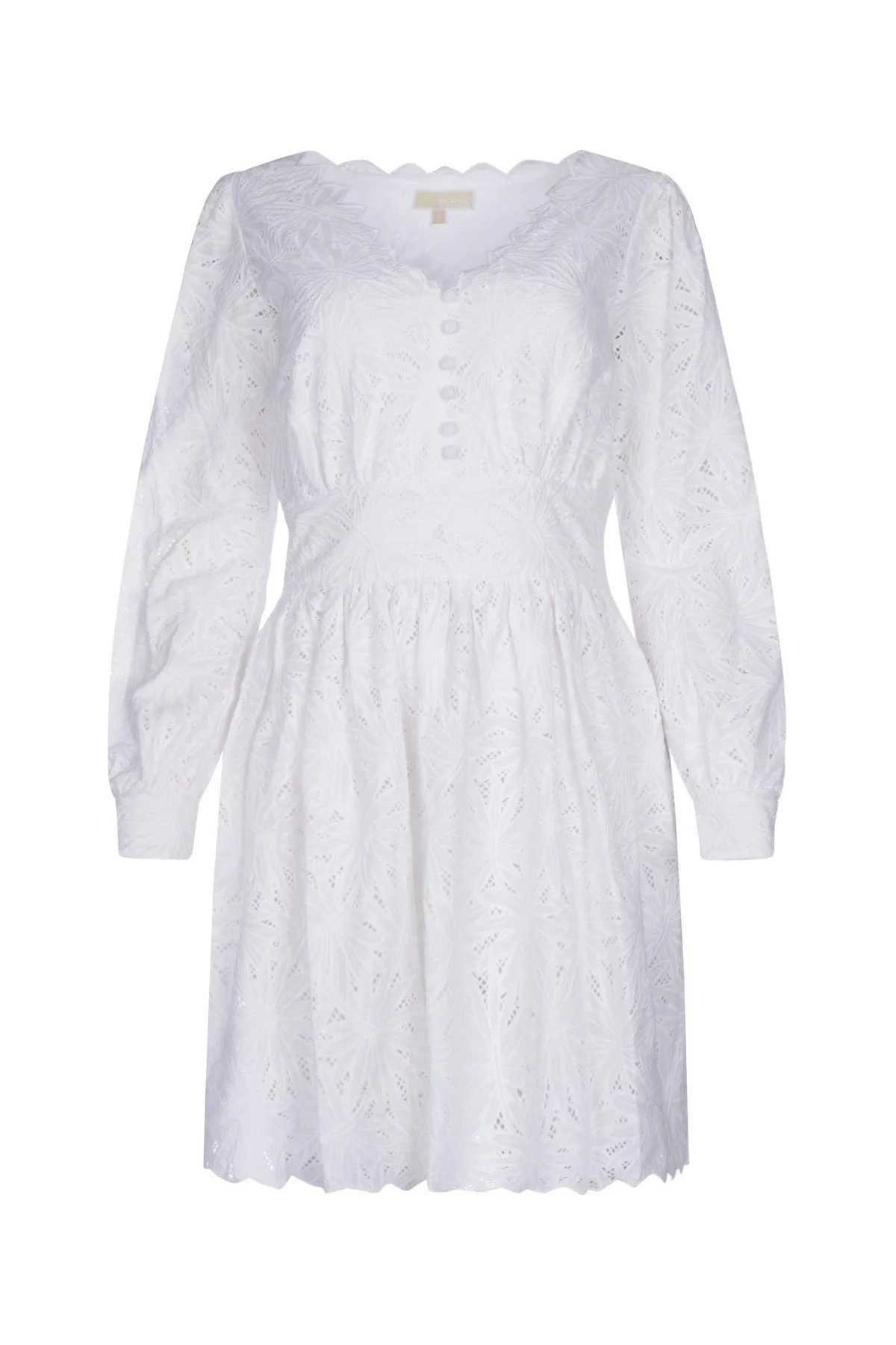 Michael Michael Kors Embroidered V-Neck Dress